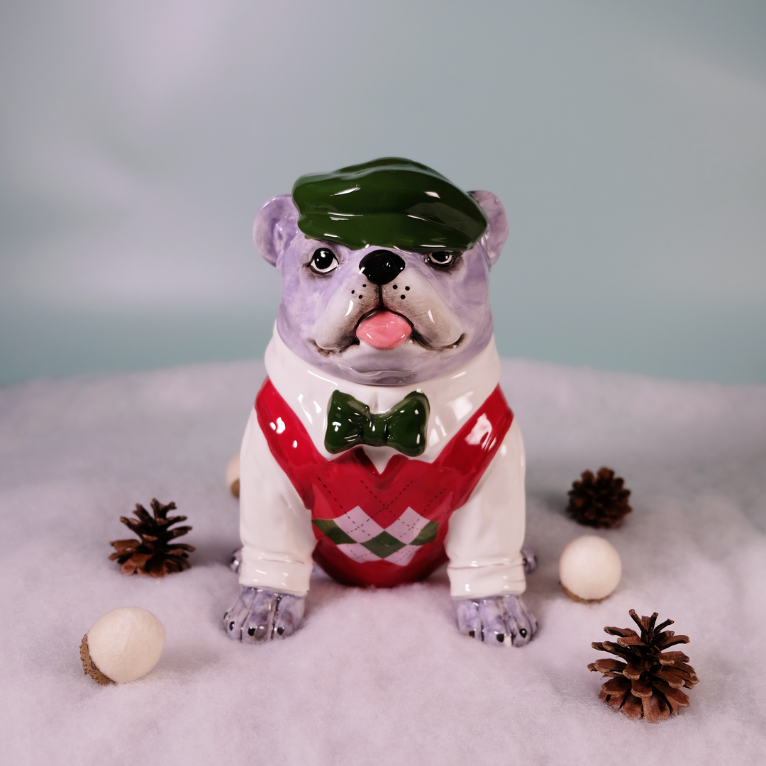 SWEATER DOG TREAT JAR