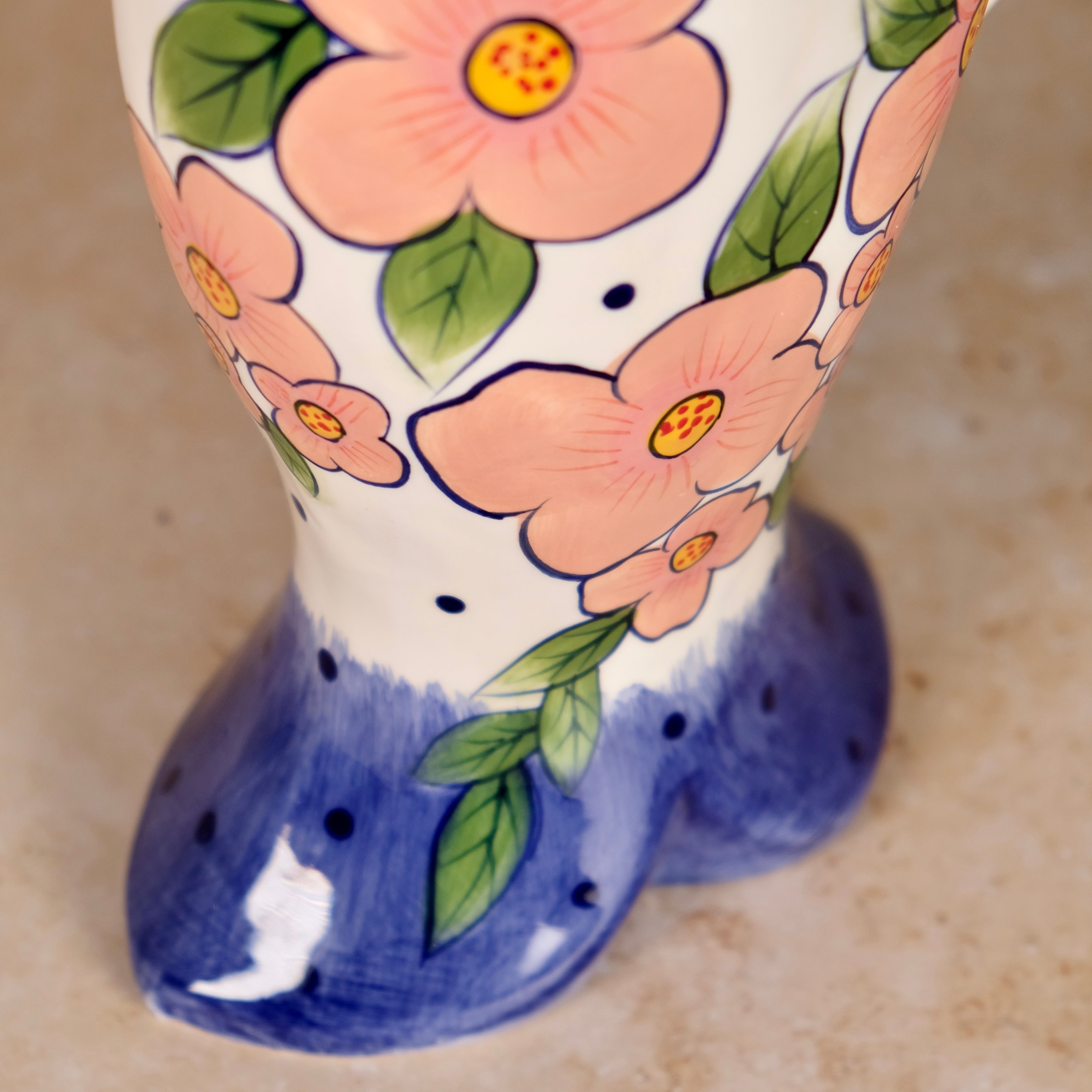 Blue Sky Clayworks Flower Fish Pitcher - Thumbnail 5