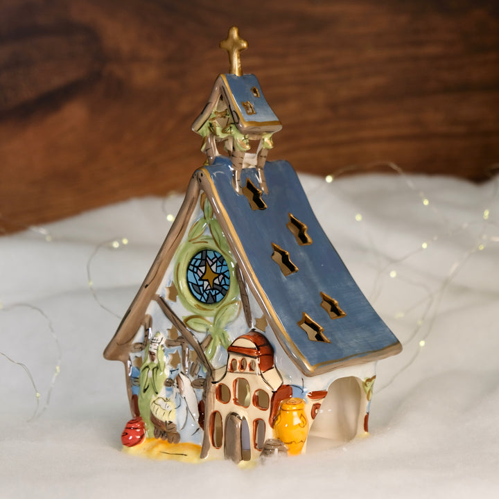 NATIVITY CHURCH CANDLE HOUSE