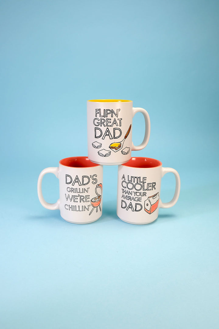 Flippin Great Dad 16oz Mug Set of 3