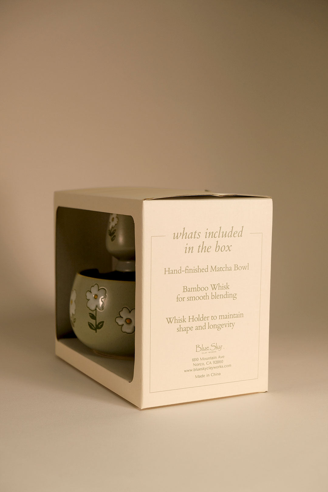 Meadow Bloom 5" Matcha Bowl Set