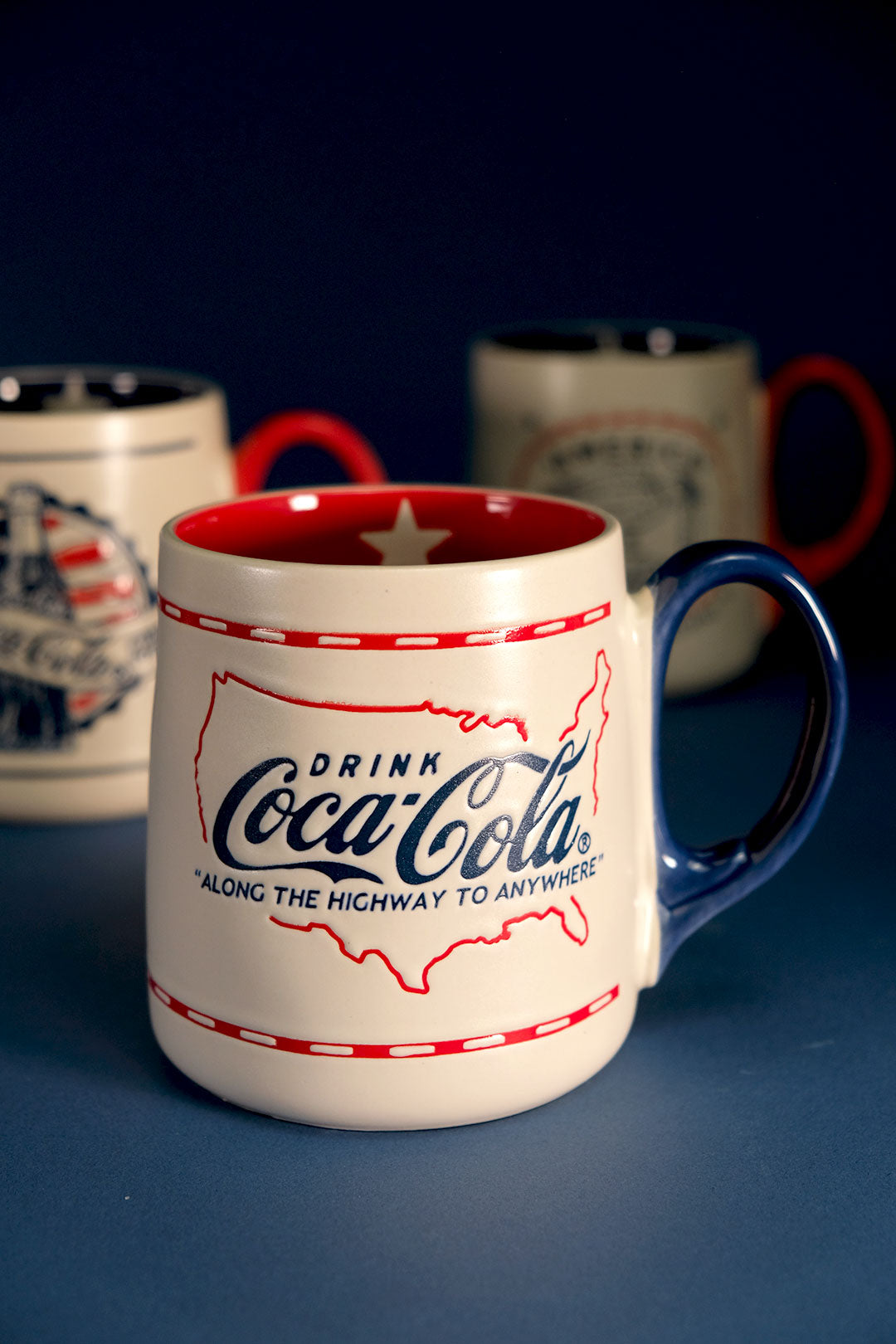 Coca Cola Americana 20oz Mug Set of 3
