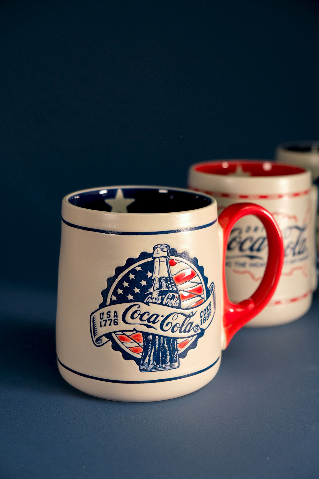 Coca Cola Americana 20oz Mug Set of 3