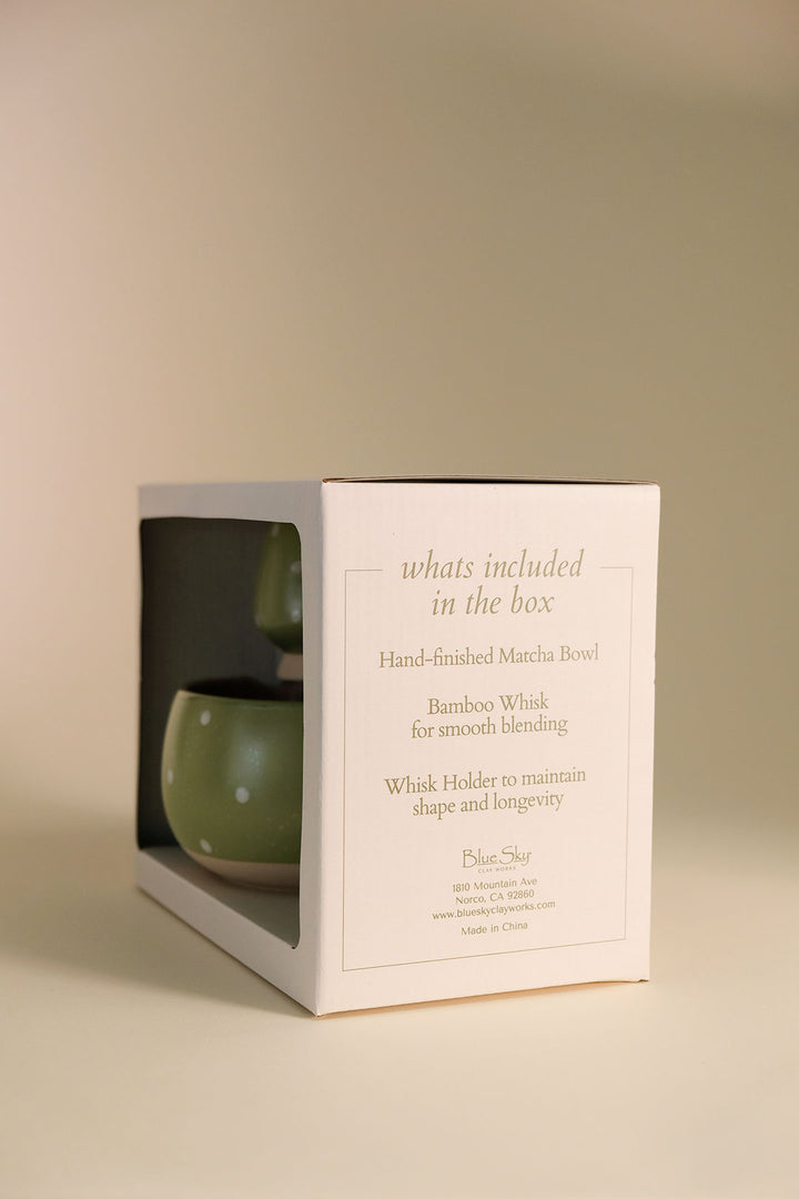 Sage Marbles 5" Matcha Tea Set