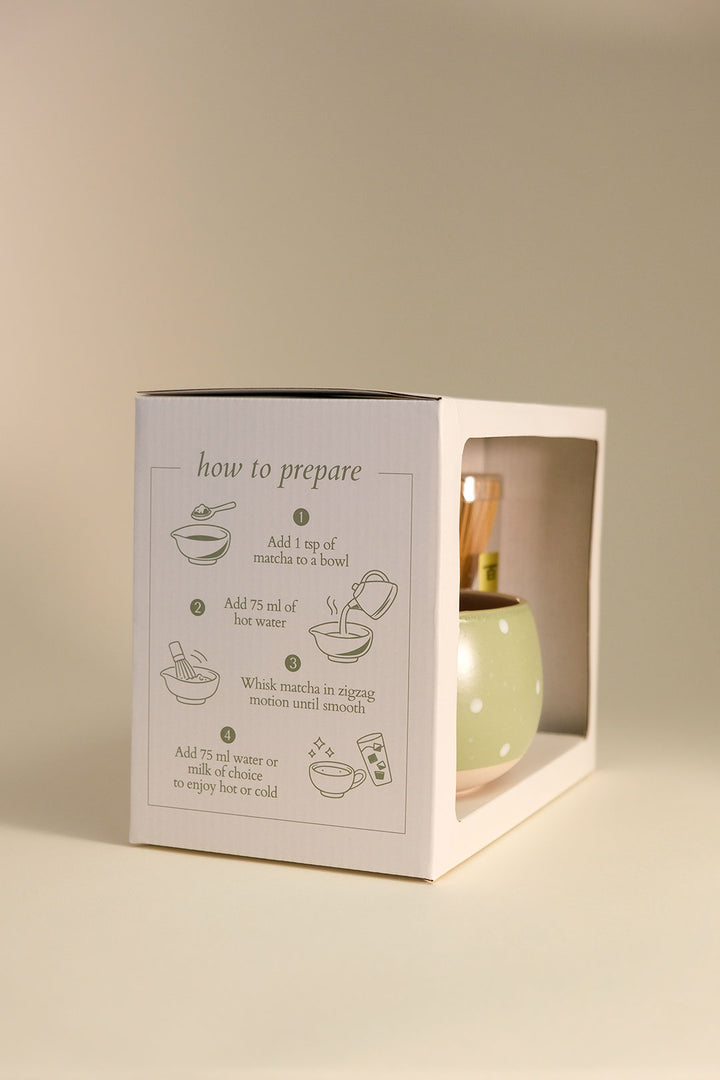Sage Marbles 5" Matcha Tea Set