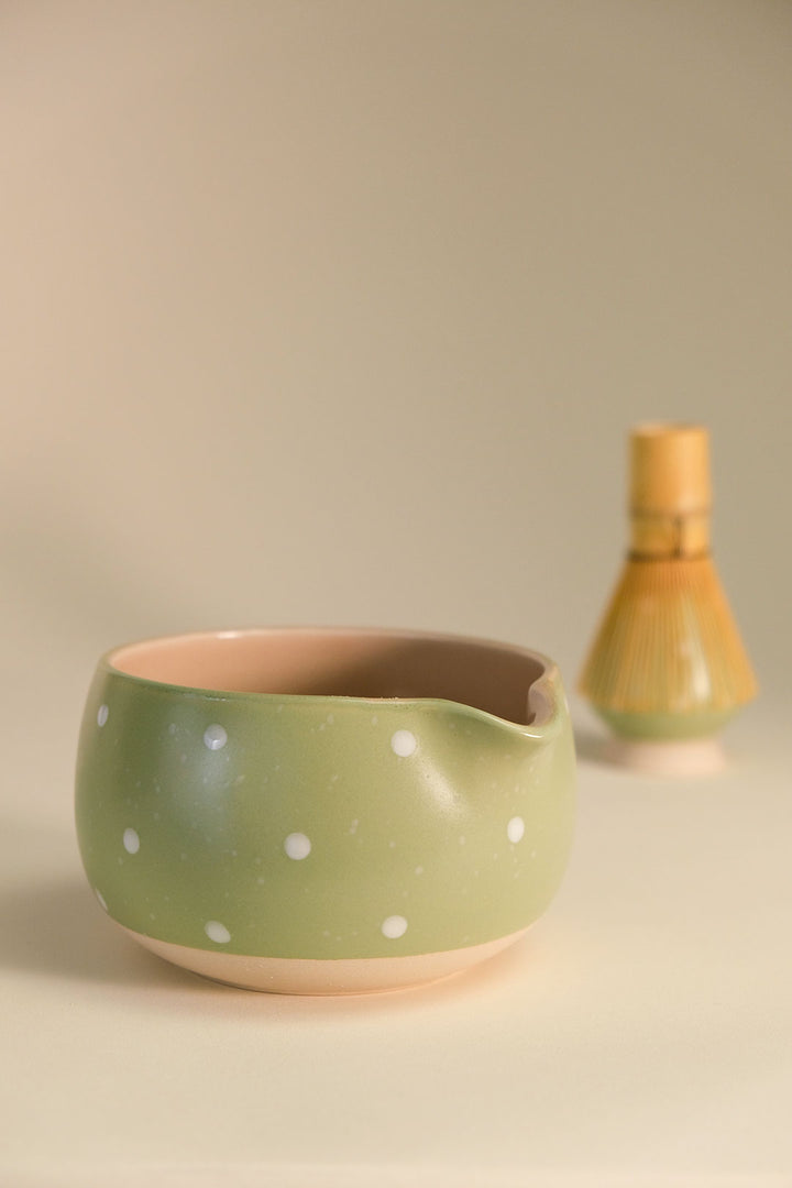 Sage Marbles 5" Matcha Tea Set