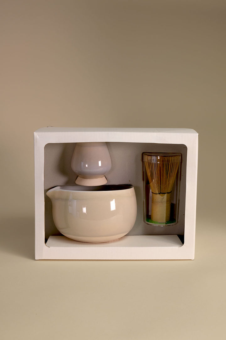Pearl 5" Matcha Tea Set