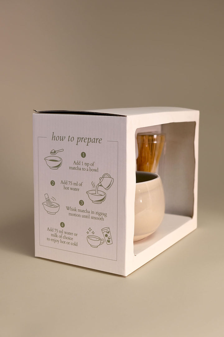 Pearl 5" Matcha Tea Set