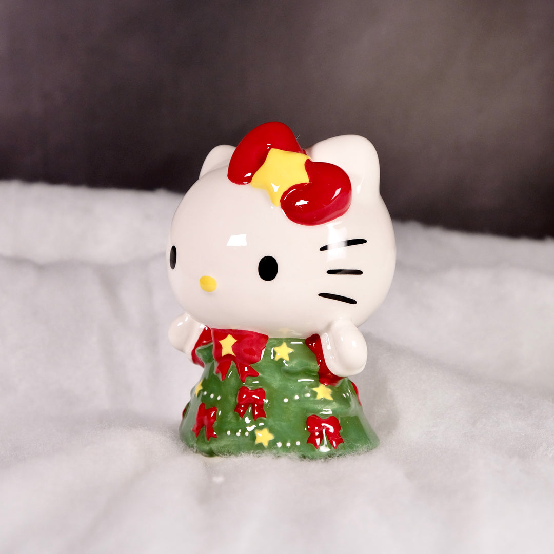 HELLO KITTY HOLIDAY GREEN TREE FIGURINE