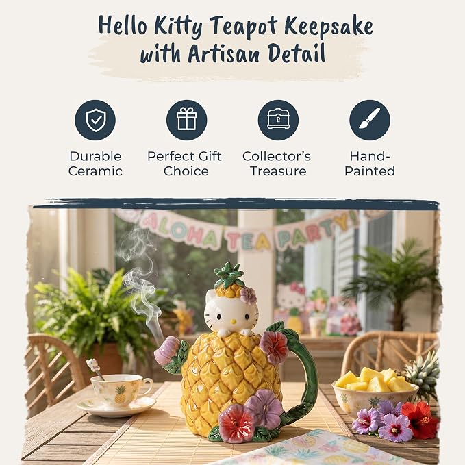 Hello Kitty Pineapple Party Teapot
