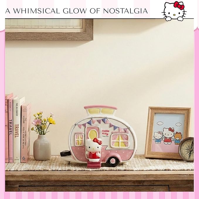 Hello Kitty Retro Camper Figurine
