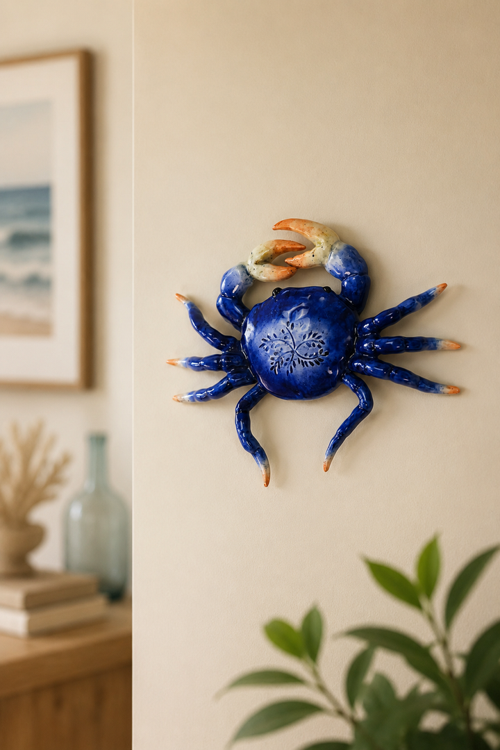 Blue Crab Wall Plaque