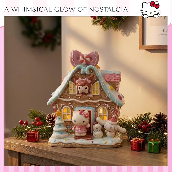 CHRISTMAS HELLO KITTY & FRIENDS CANDLE HOUSE