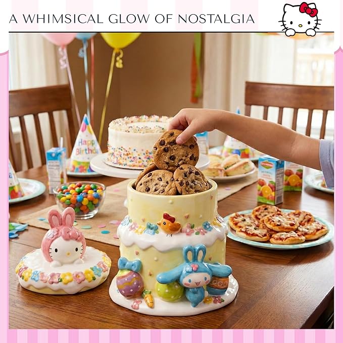 Hello Kitty and Friends Easter Cake Cookie Jar