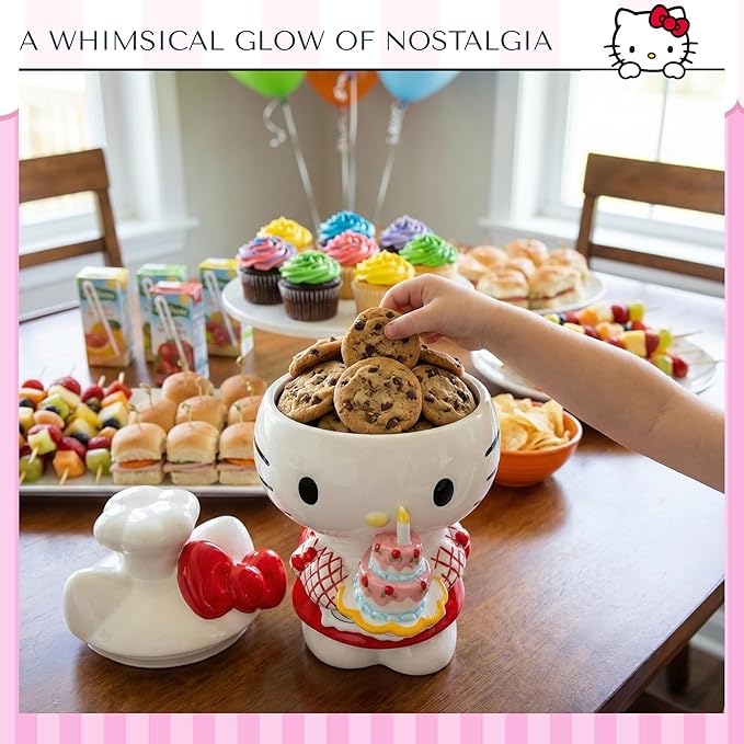 Hello Kitty Birthday Bakery Cookie Jar