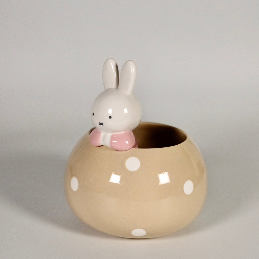 Miffy Peek-A-Bloom Beige Planter