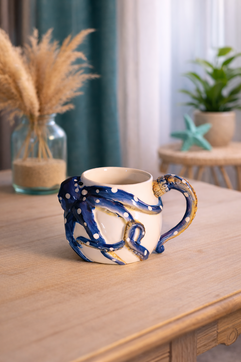 Blue Octopus Mug