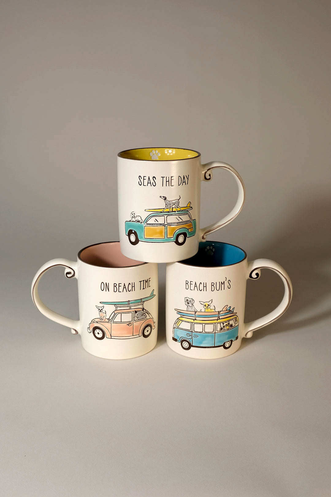 Spectrum Beach Bum 16oz Mug set of 3