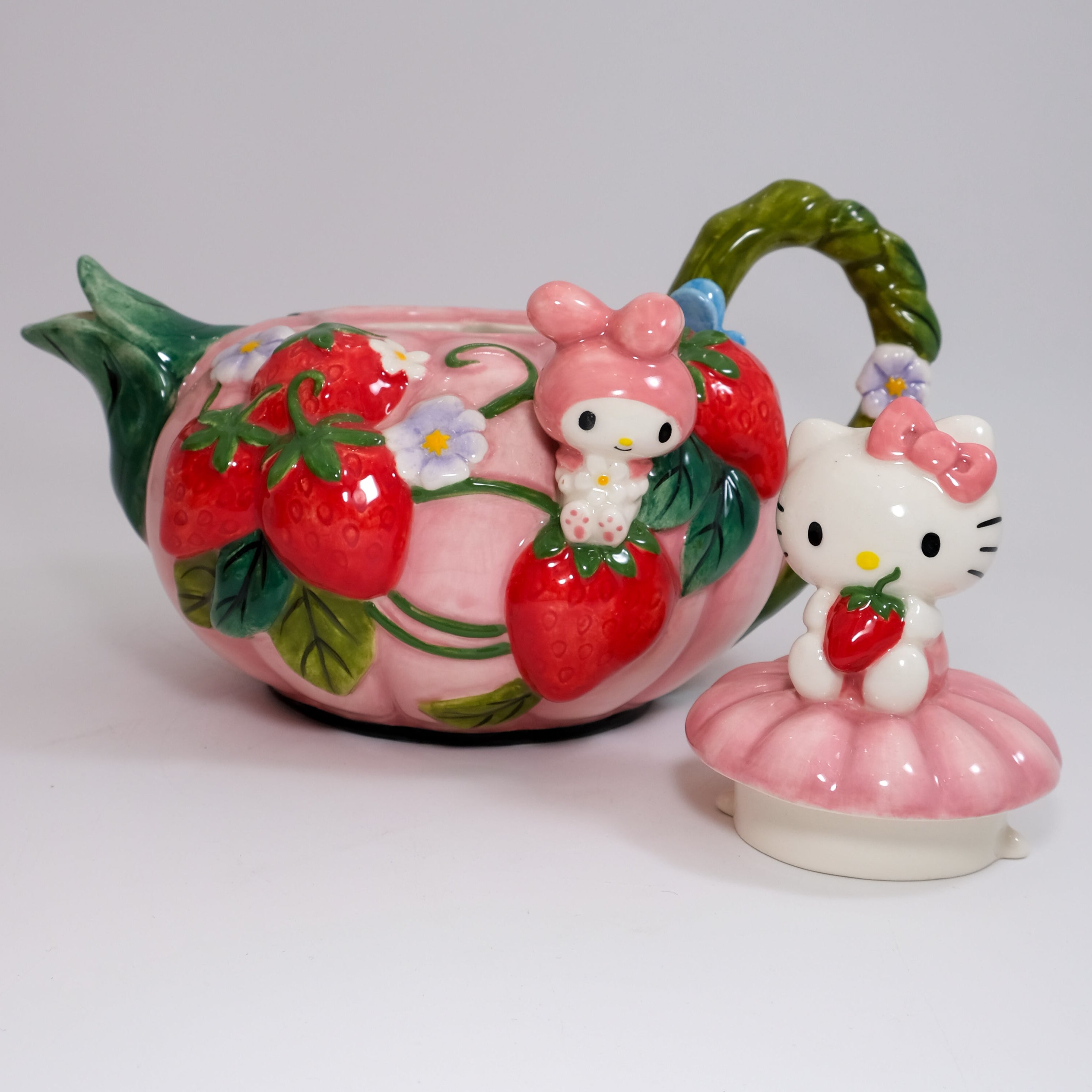 Hello Kitty and My Melody Strawberry Tea Pot