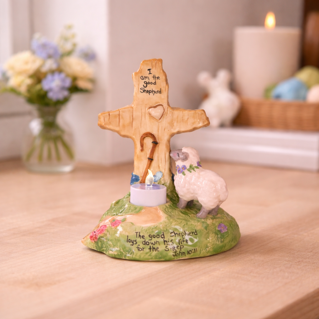 The Good Shepherd Tealight Holder