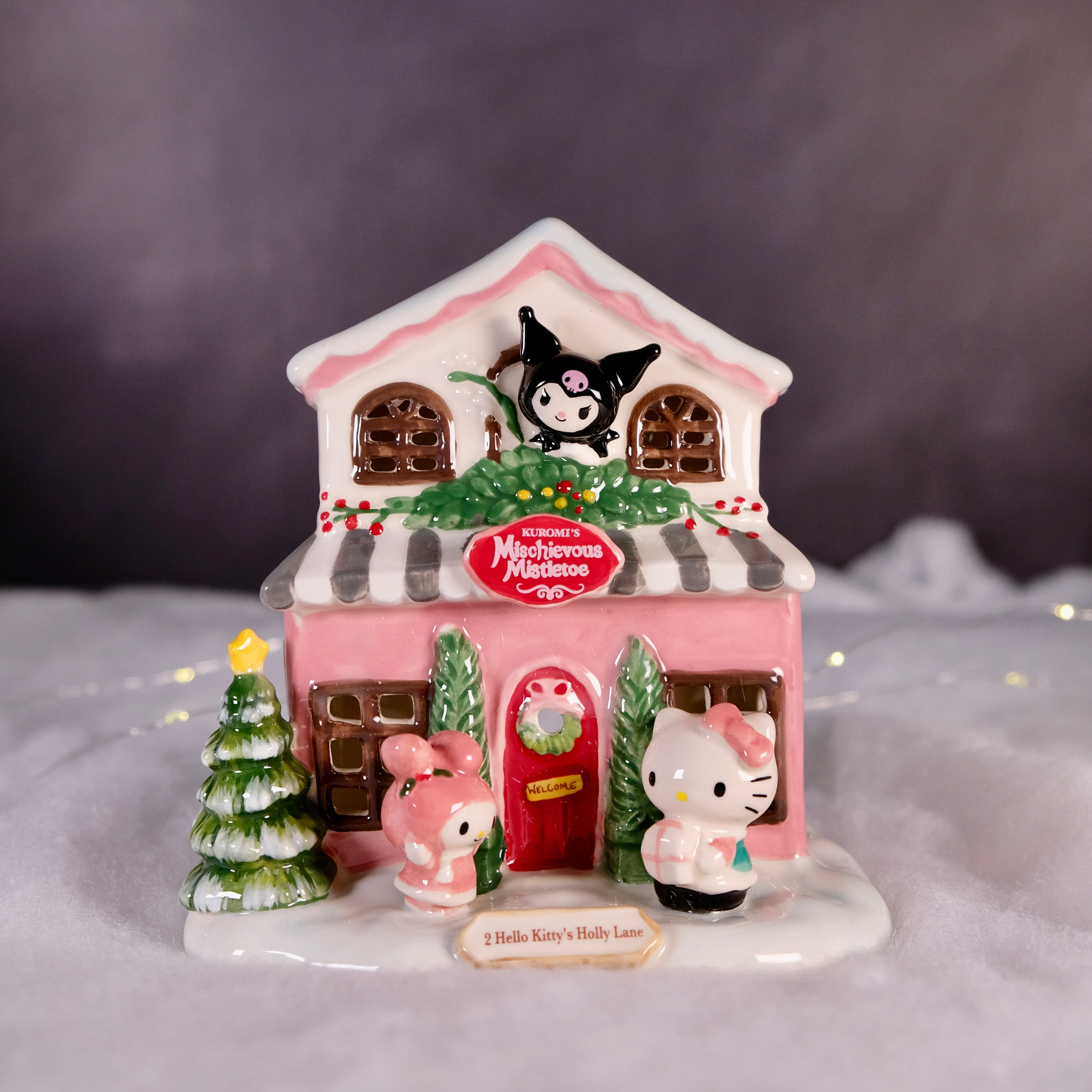 Kuromi's Mischievous Mistletoe Candle House