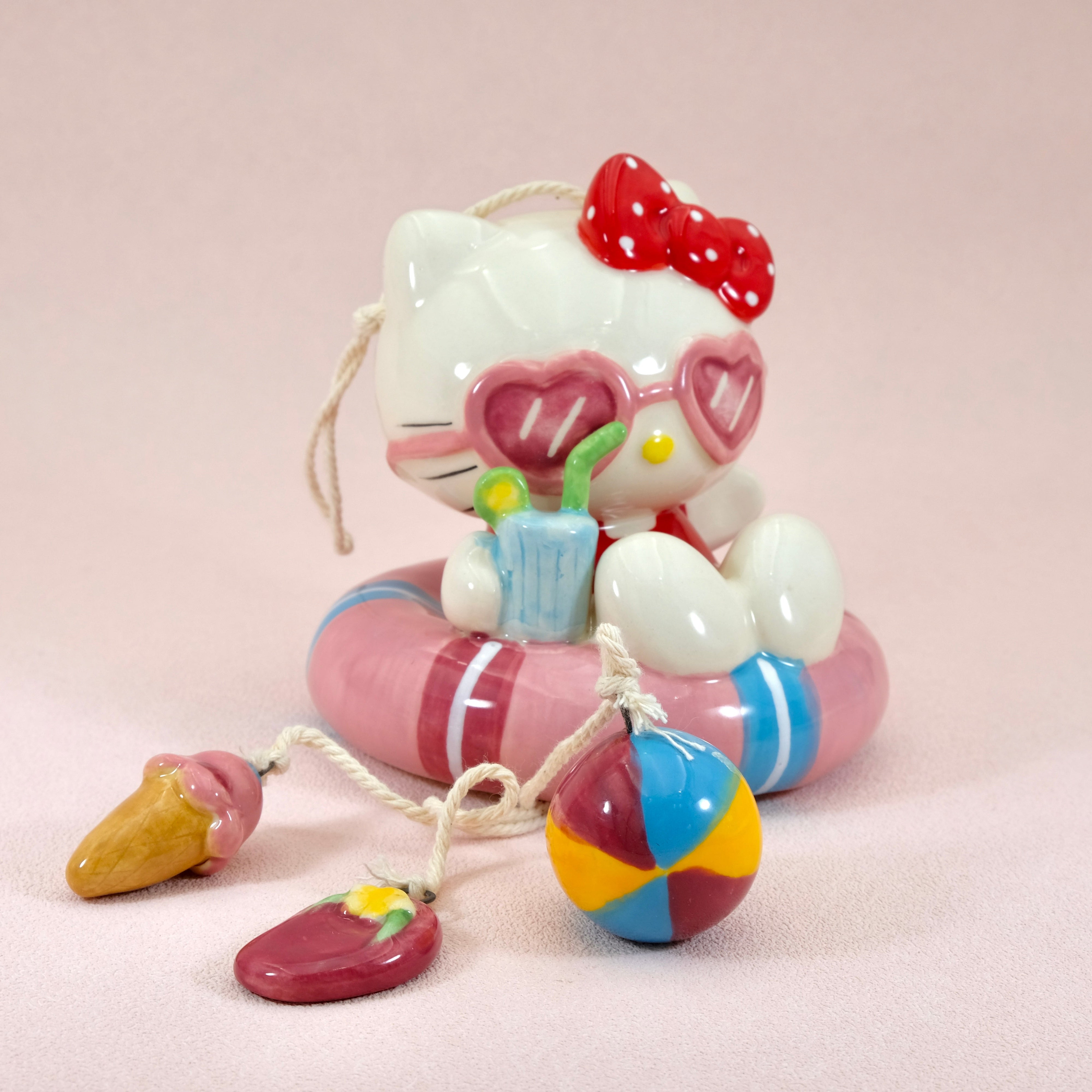 Hello Kitty Beach Fun Wind Chime