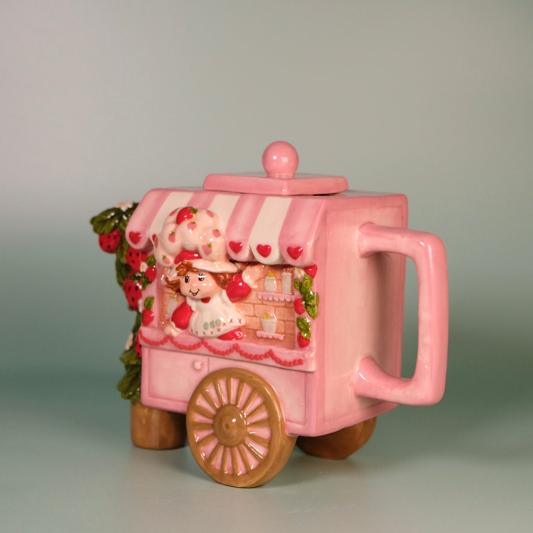 Strawberry Shortcake Teacart Teapot