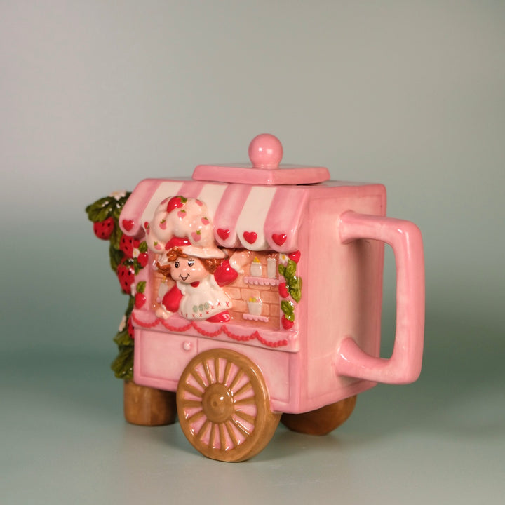 Strawberry Shortcake Teacart Teapot