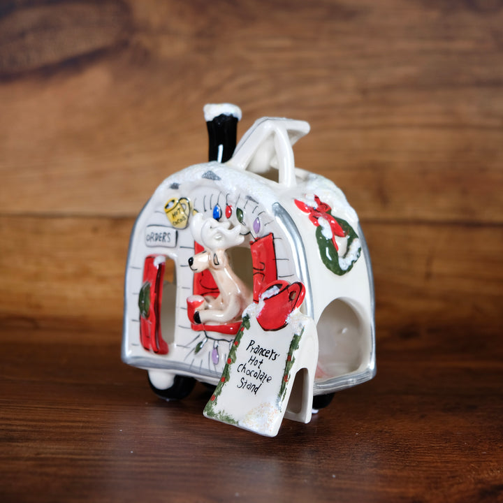 ReindeerVille - Prancer's Hot Chocolate Stand Candle House