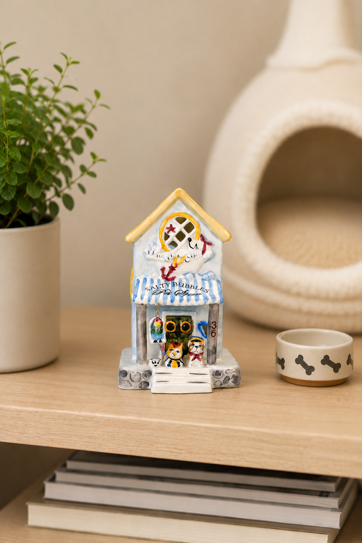 Clayworks Salty Bubbles Pet Spaw Candle House