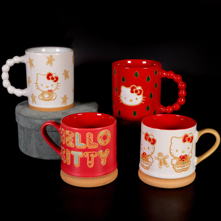Hello Kitty Holiday Stein 16oz Mug Set of 2
