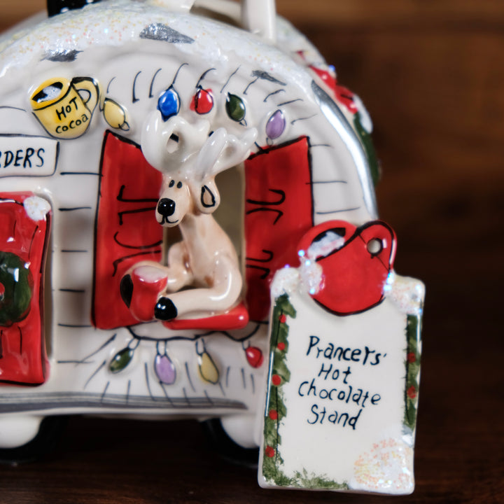 ReindeerVille - Prancer's Hot Chocolate Stand Candle House