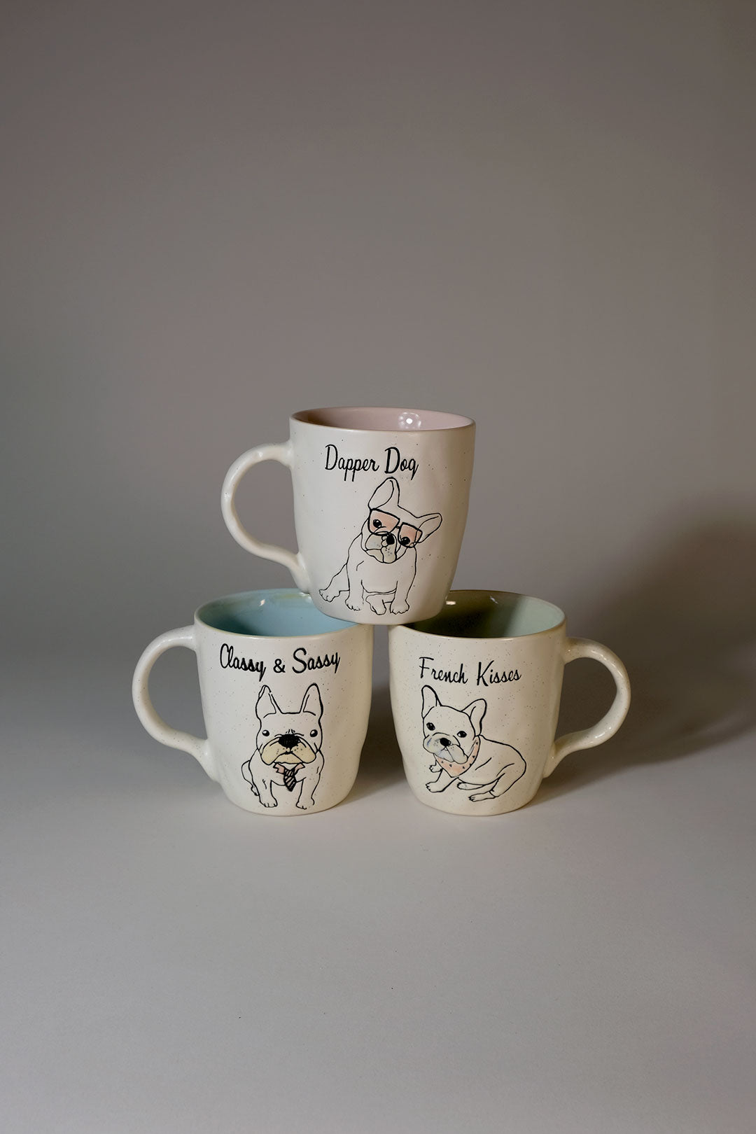 French Bull 16oz Mug Set of 3