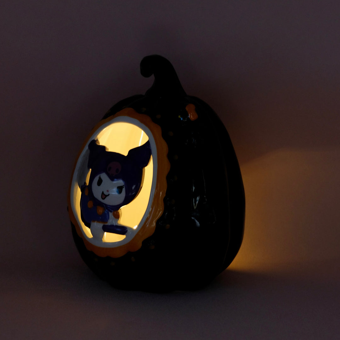 Kuromi Pumpkin Cutout Candle House