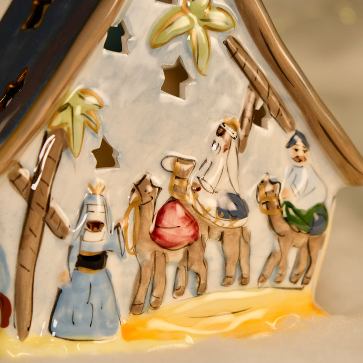 NATIVITY CHURCH CANDLE HOUSE