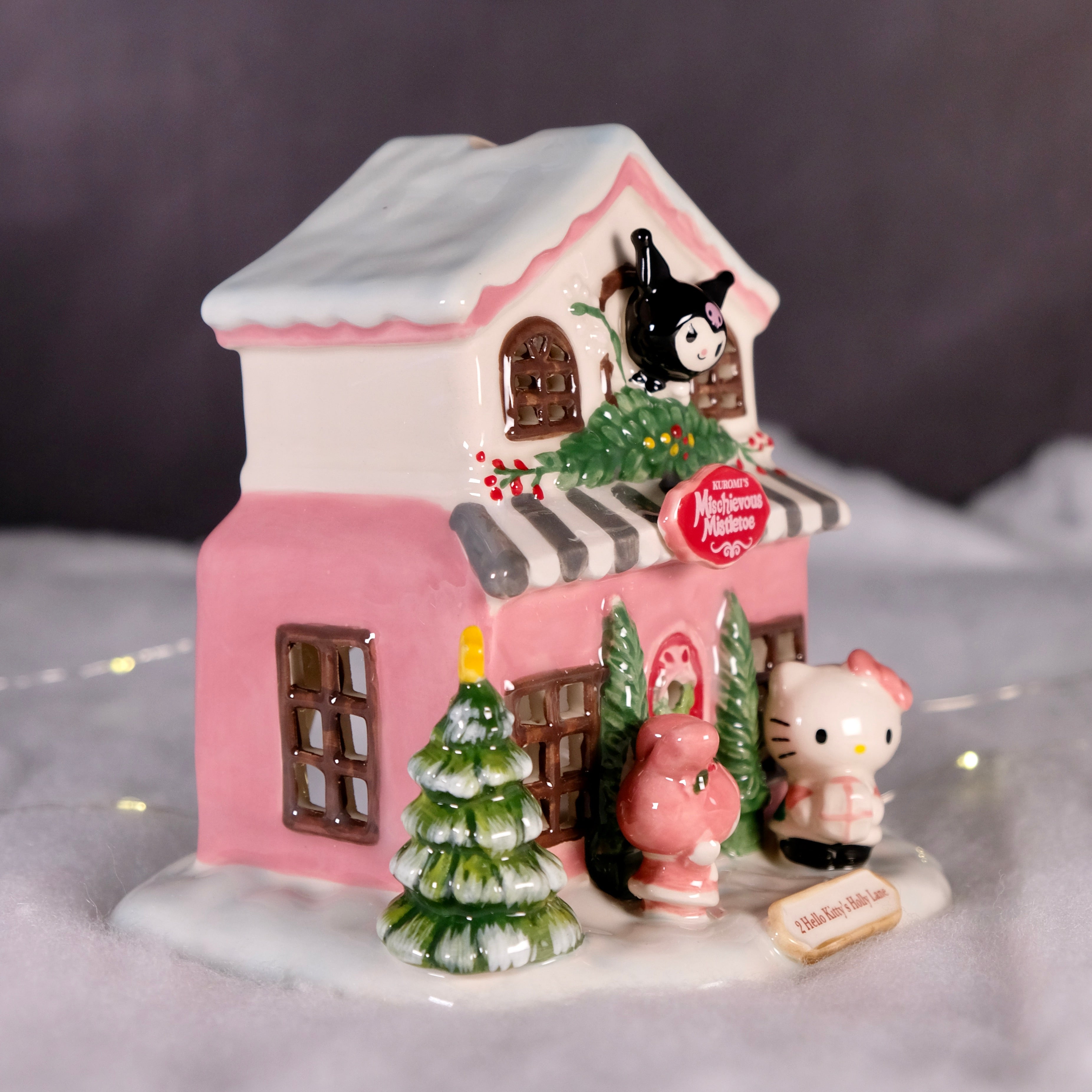 Kuromi's Mischievous Mistletoe Candle House