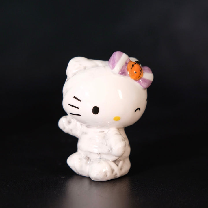 HELLO KITTY HEAD HALLOWEEN MUG & FIGURINE SET