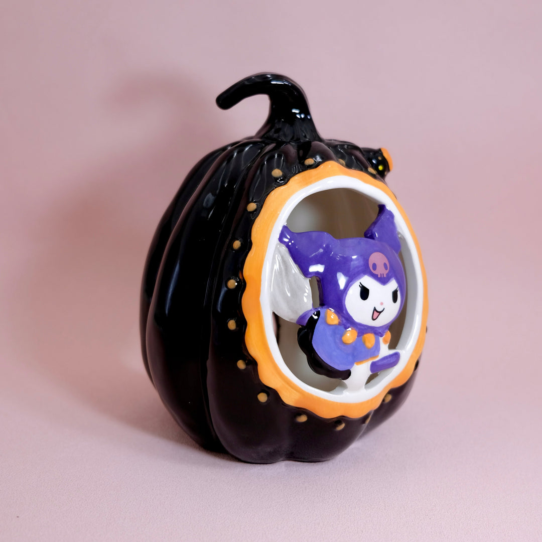 Kuromi Pumpkin Cutout Candle House