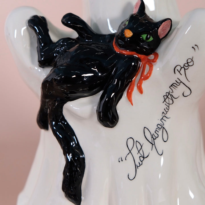 Ghost Cat Figurine