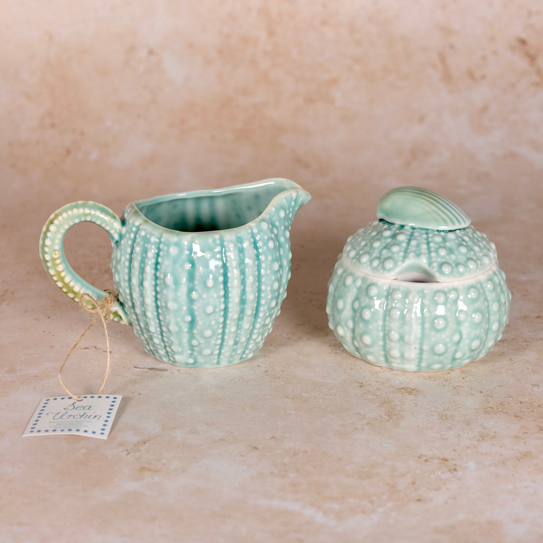 TURQ URCHIN SUGAR BOWL