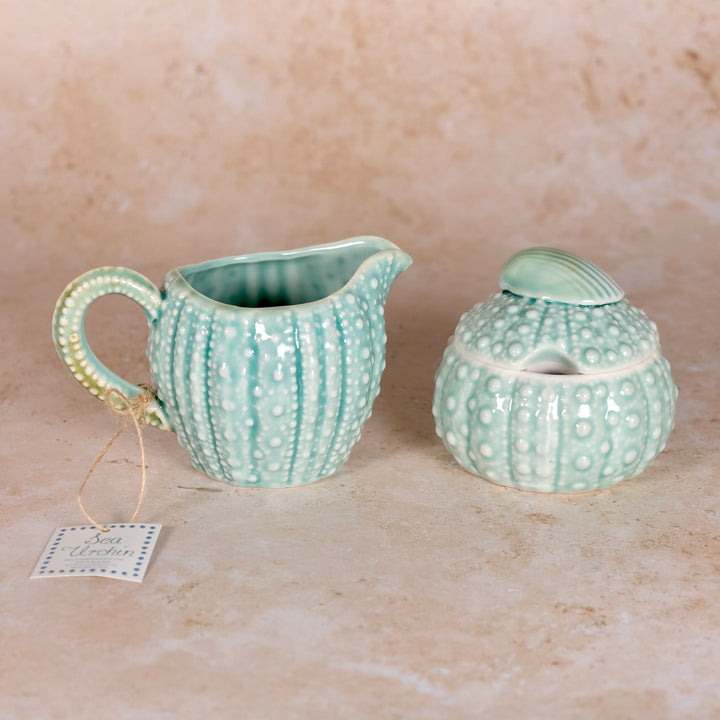 TURQ URCHIN SUGAR BOWL