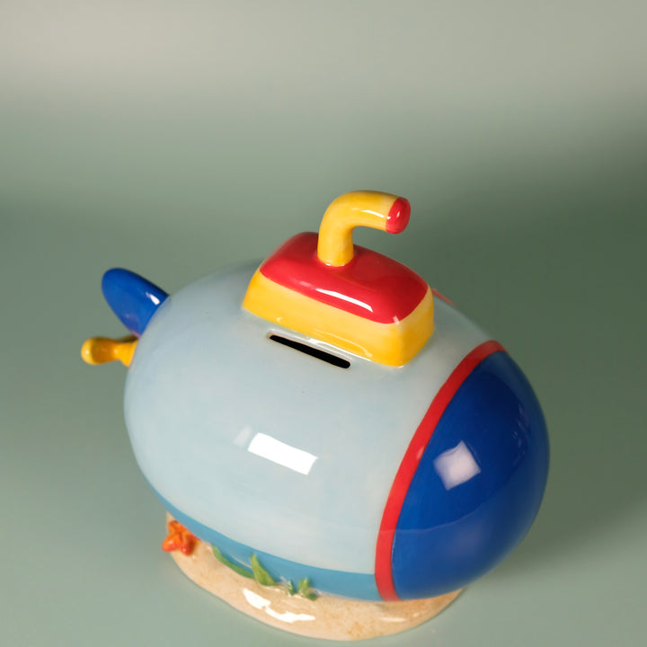 Baby Shark Submarine Cruising Piggy Bank