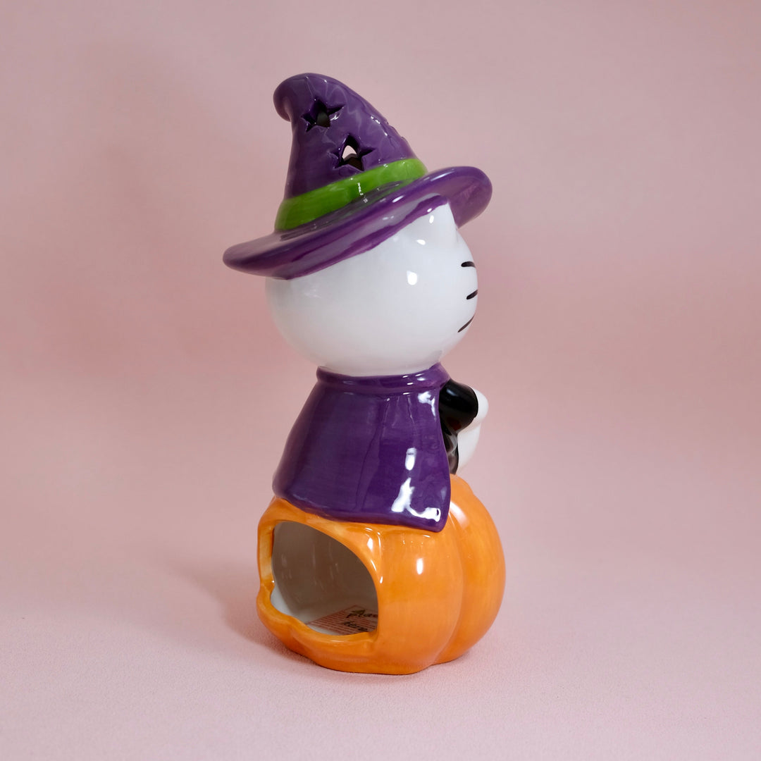 Hello Kitty Witch Pumpkin Candle House