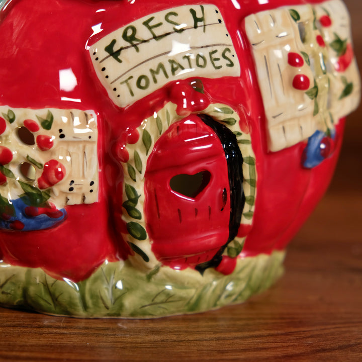 Valentine's Tomato Candle House