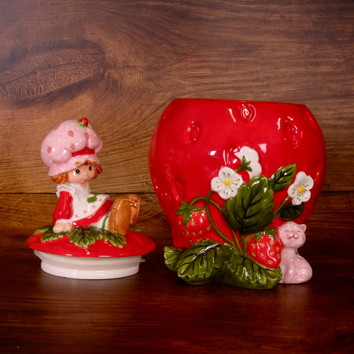 Sweet Strawberry Stash Cookie Jar