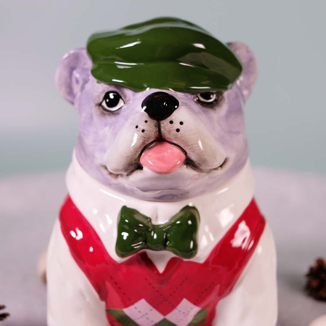 SWEATER DOG TREAT JAR