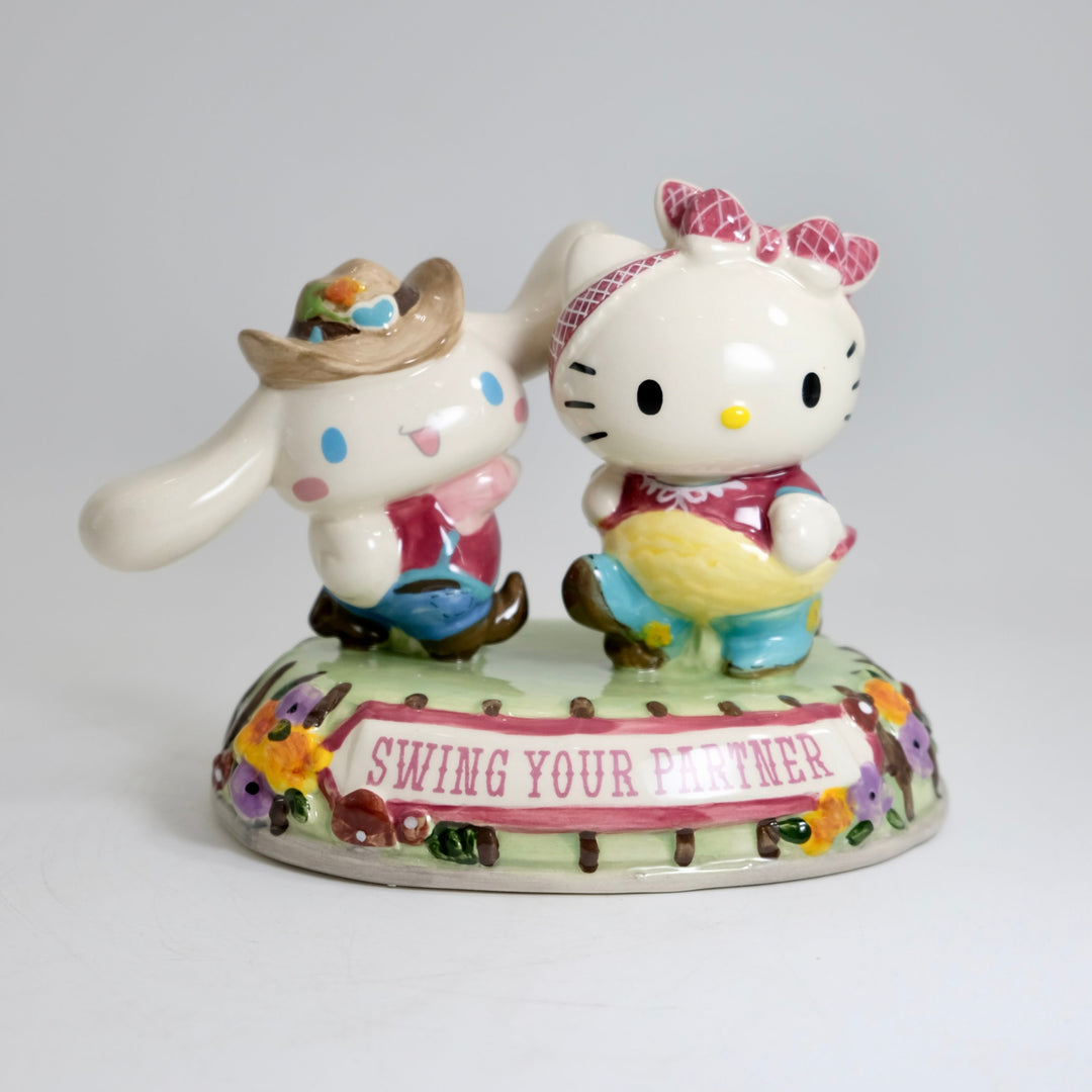 Hello Kitty and Cinnamoroll Swing Your Partner Figurine
