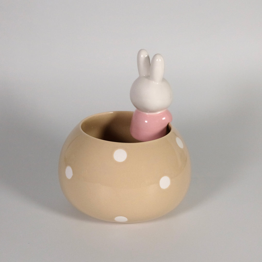 Miffy Peek-A-Bloom Beige Planter