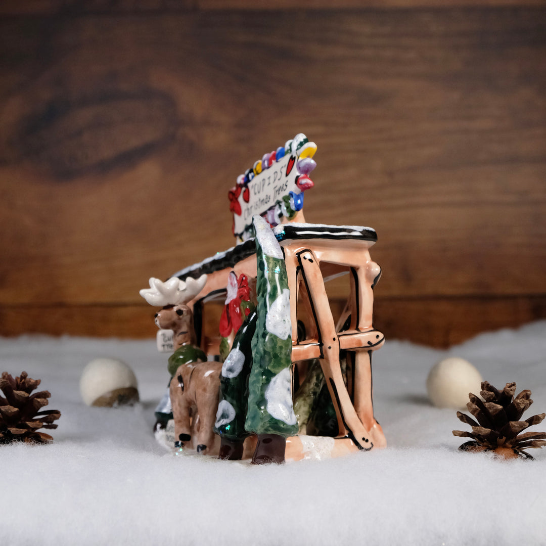 ReindeerVille - Cupid's Tree Lot Tealight Holder