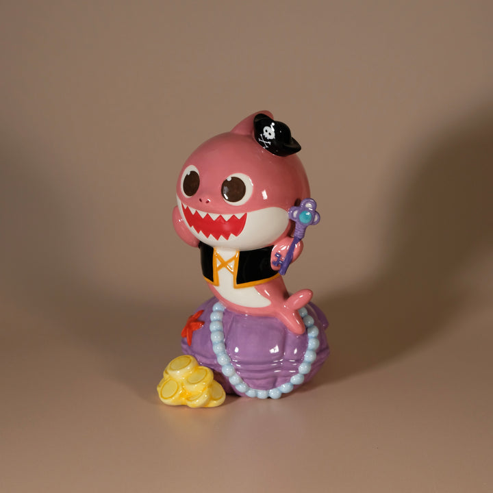 Mommy Shark Pirate Family Figurine